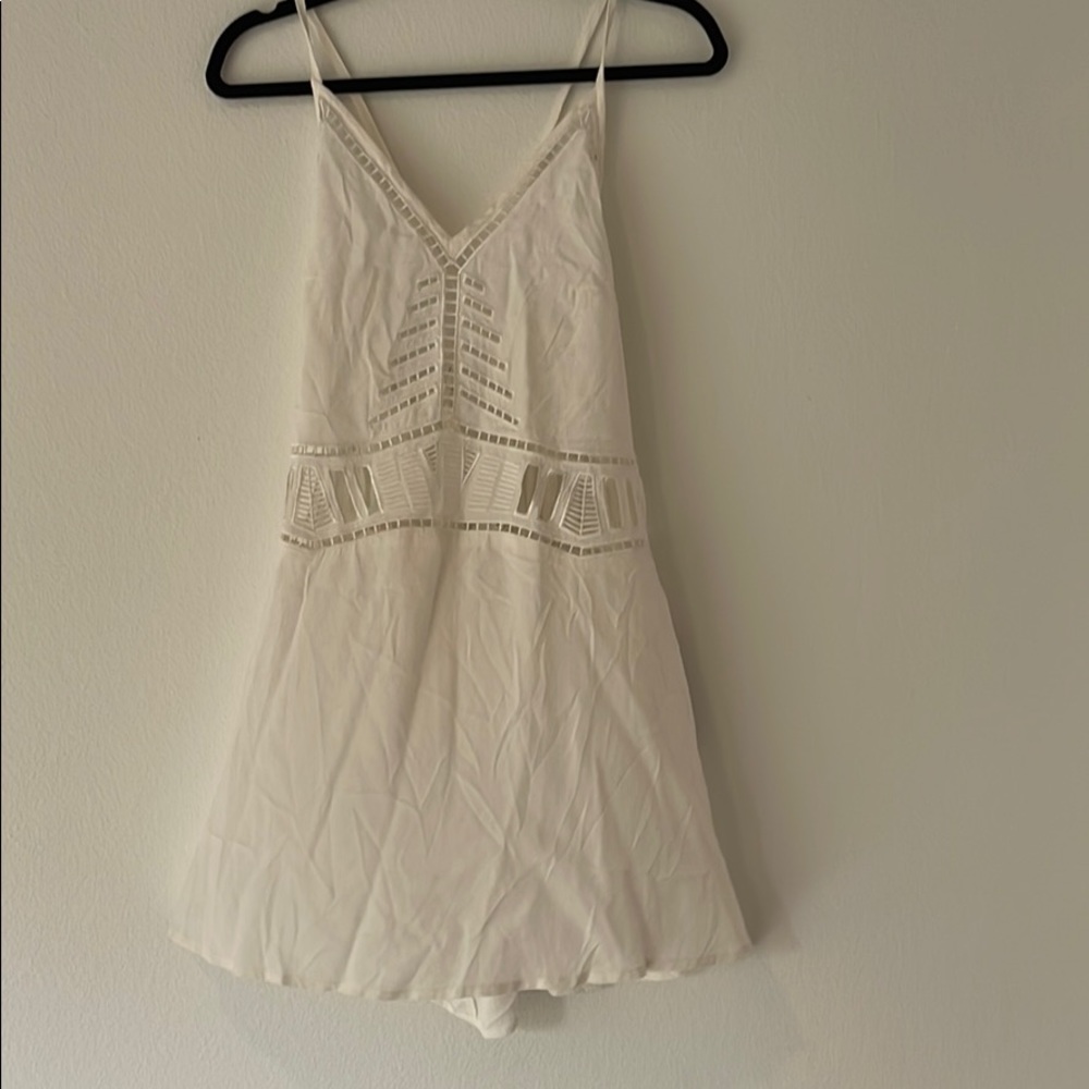 Lulus white tunic shirt